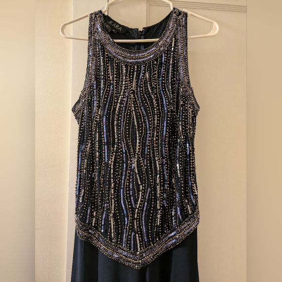 JKARA Beaded Formal Evening Gown - Picture 2 of 4